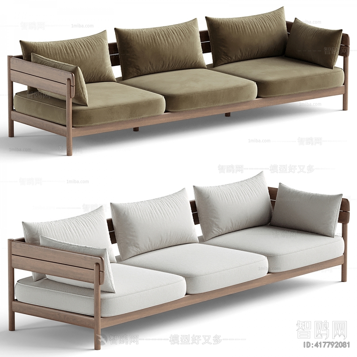 Modern Three-seat Sofa