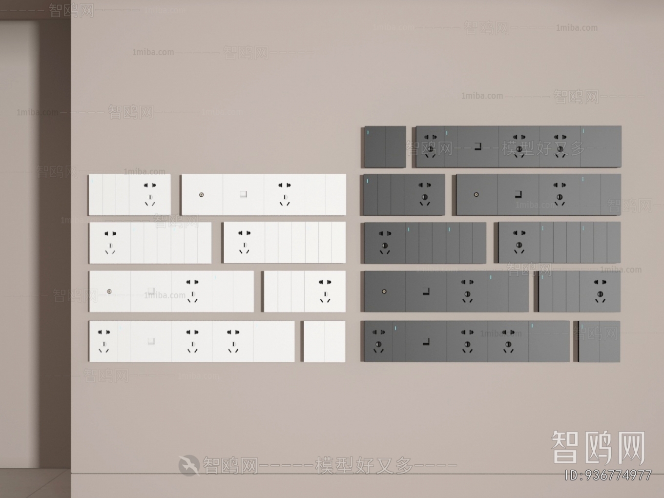 Modern Switch Socket Panel