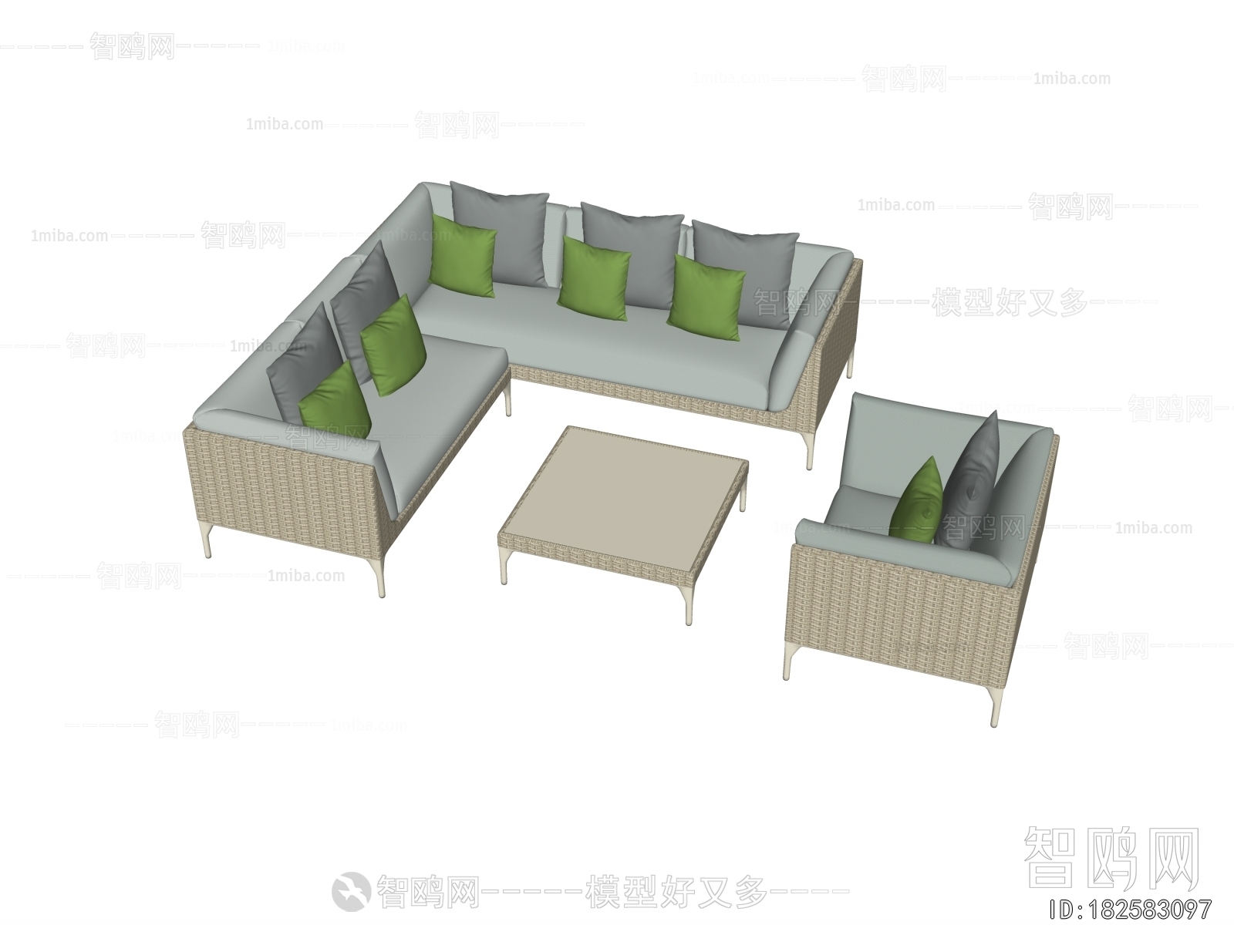 Modern Outdoor Sofa