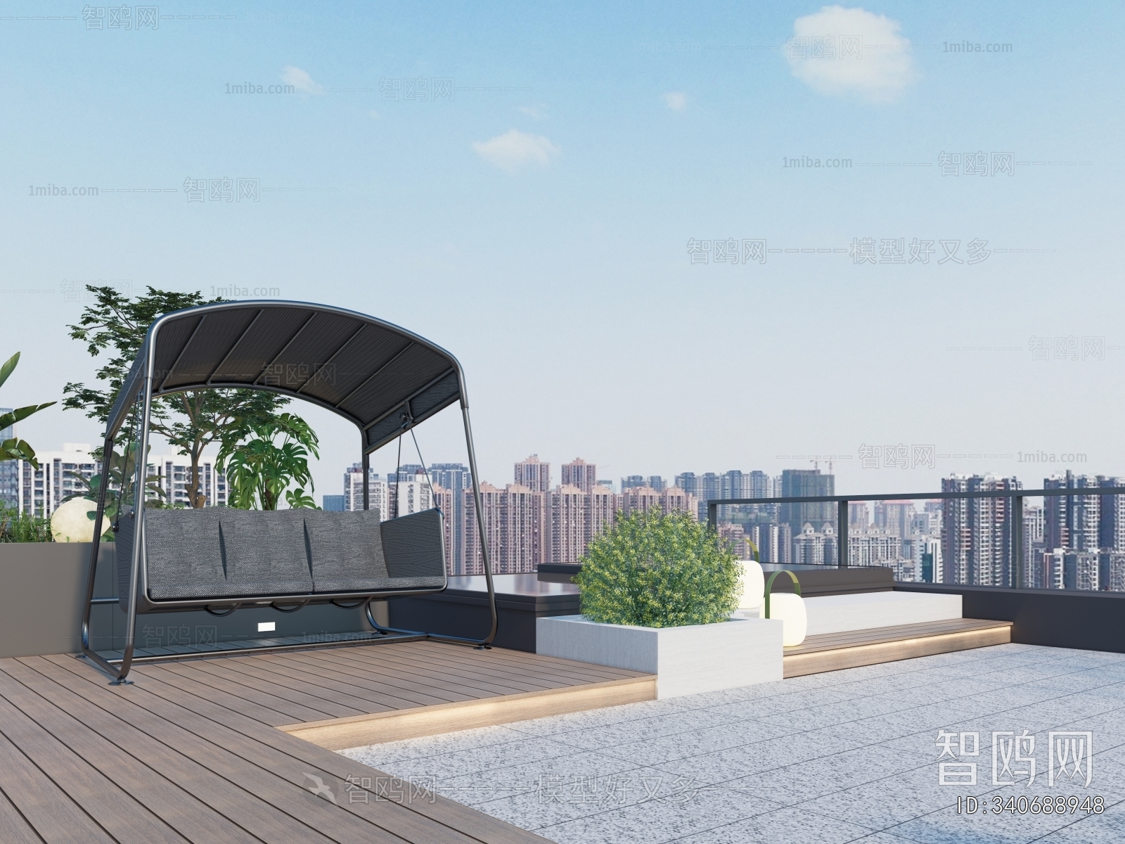 Modern Courtyard/landscape