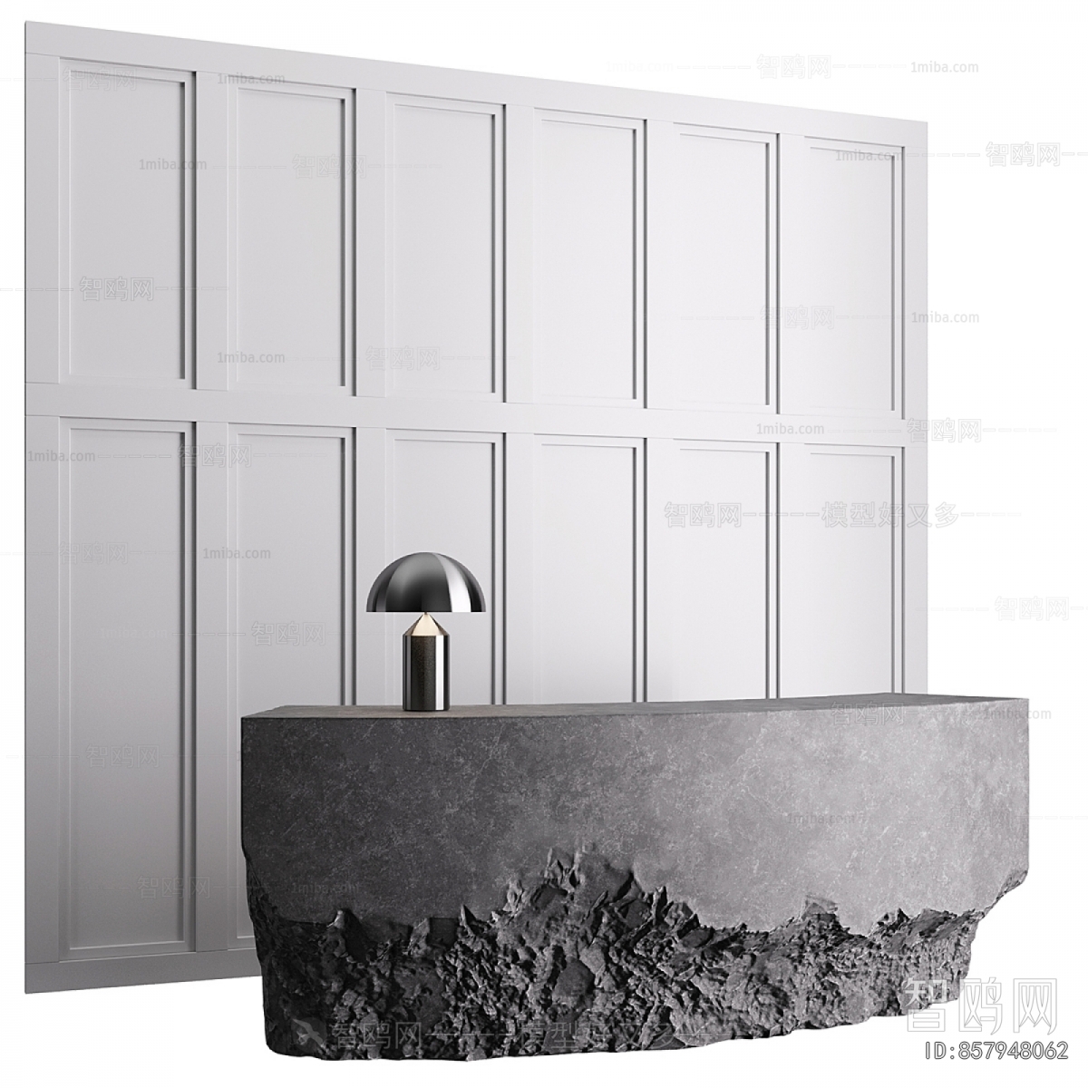 Wabi-sabi Style Reception Desk