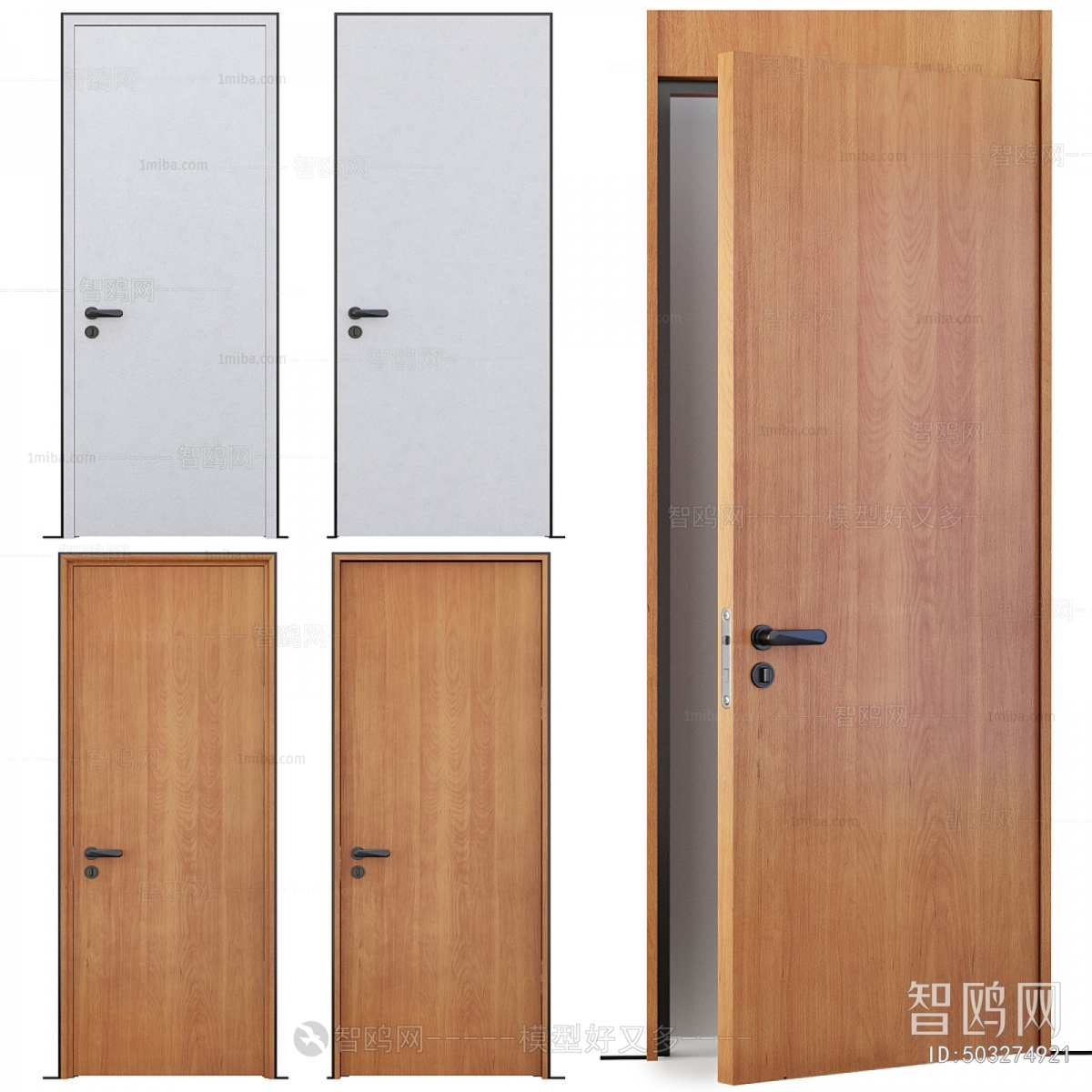 Modern Single Door