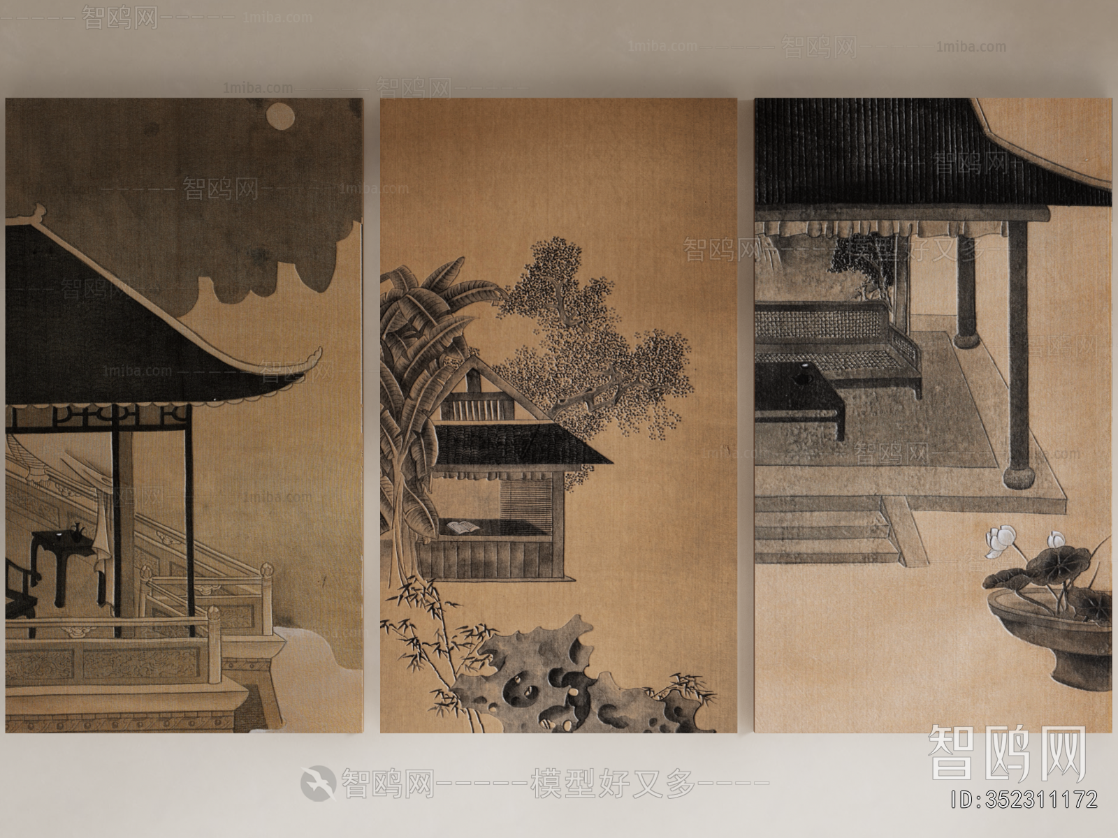 New Chinese Style Painting