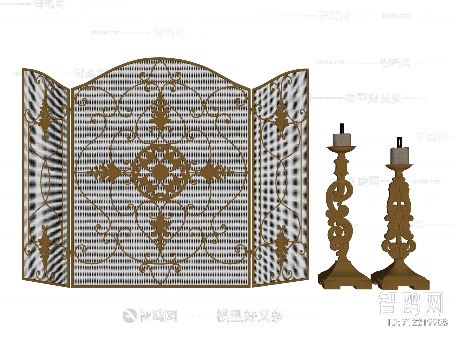 European Style Metal Screen Partition