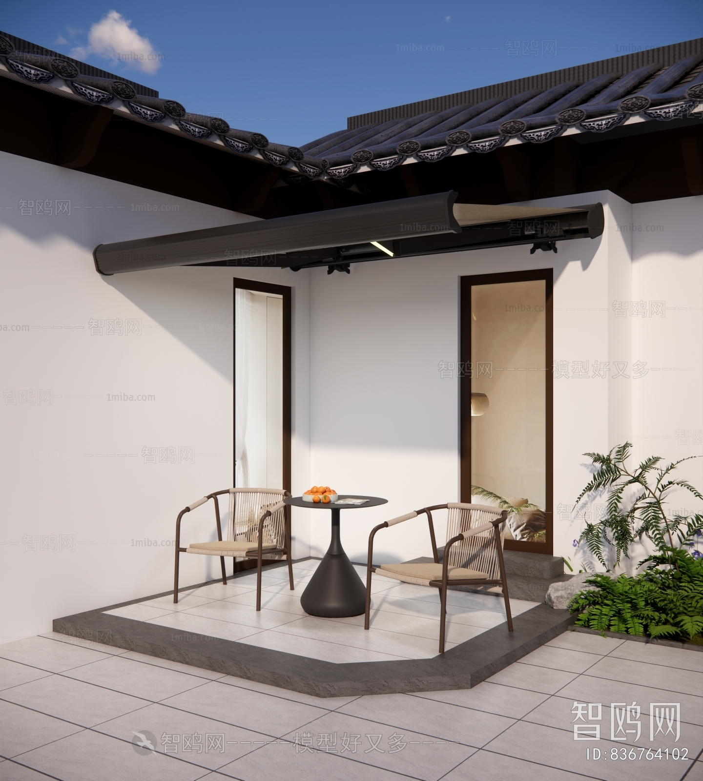 New Chinese Style Courtyard/landscape