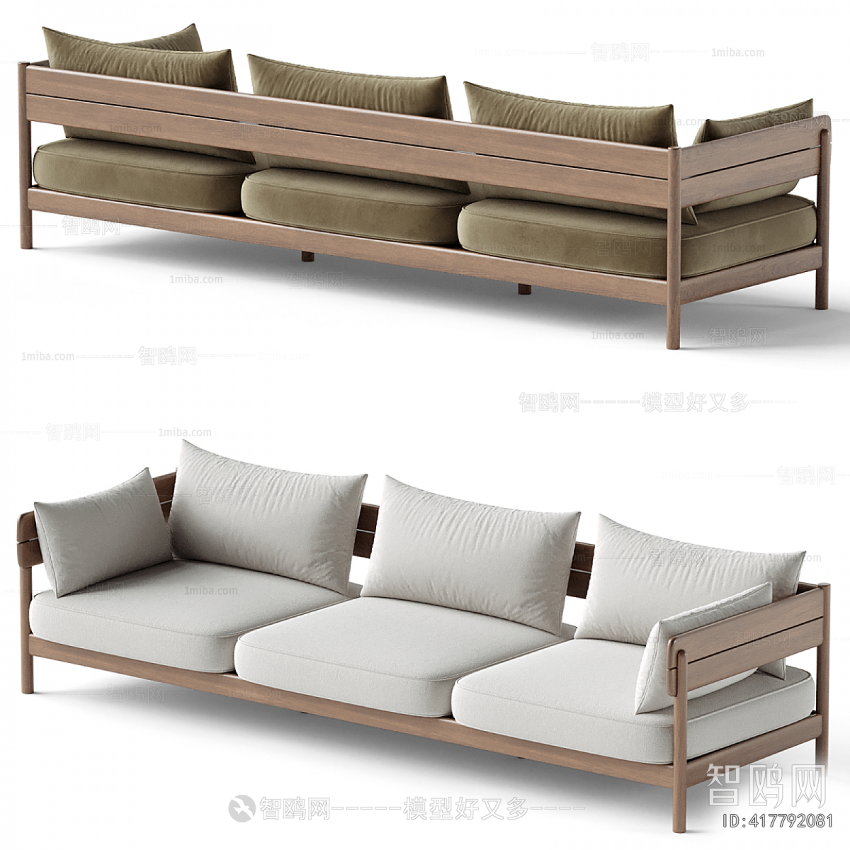 Modern Three-seat Sofa