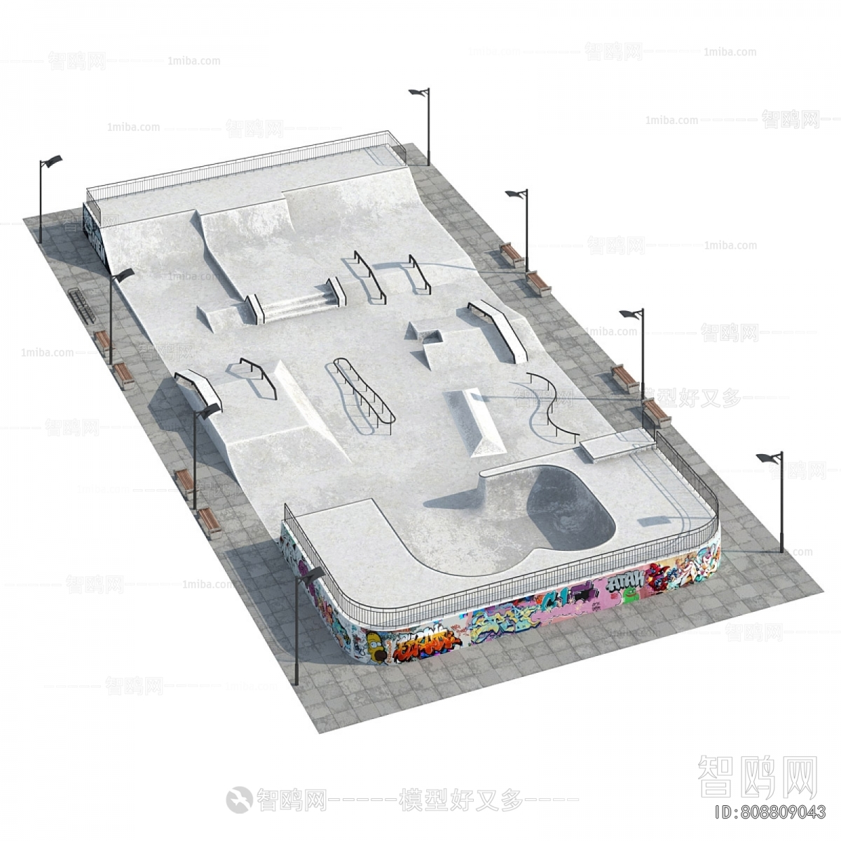 Modern Park Landscape