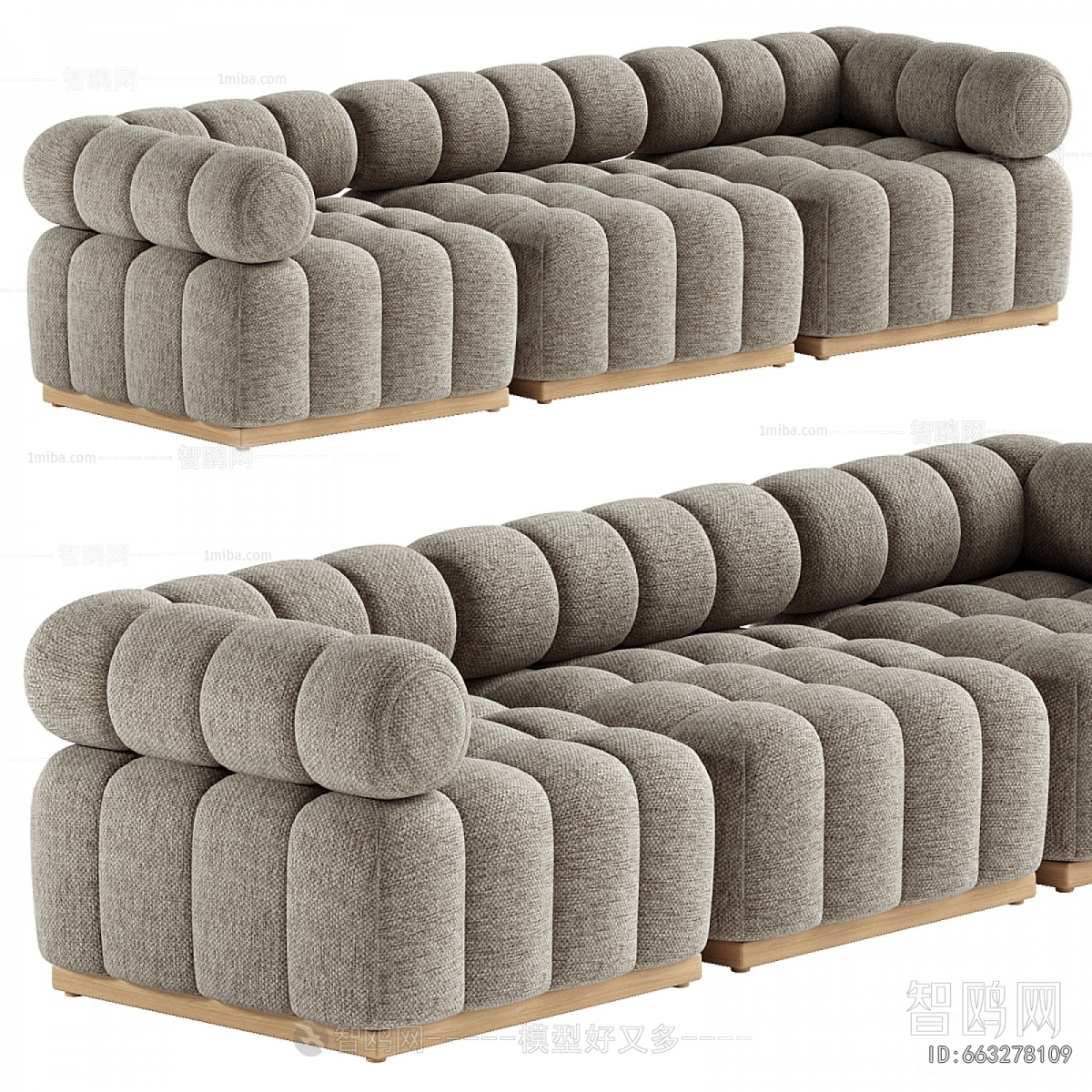 Modern Three-seat Sofa