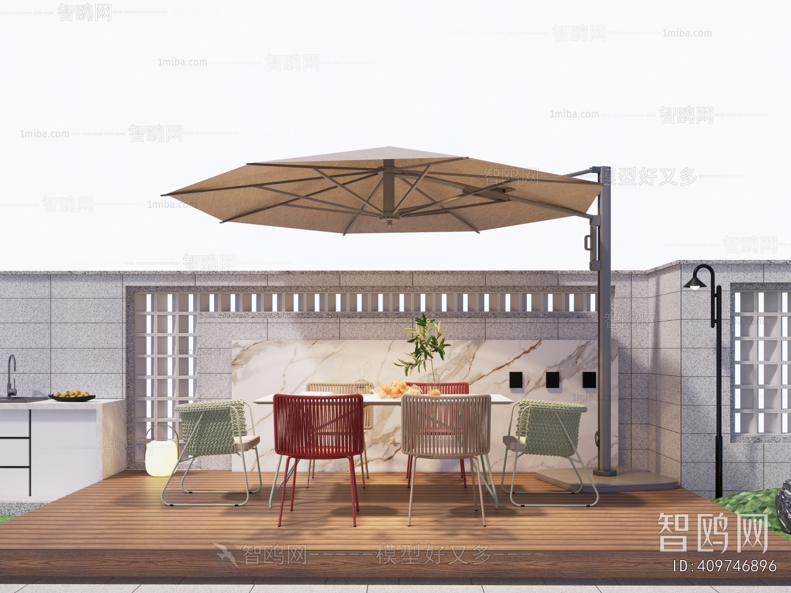 Modern Courtyard/landscape