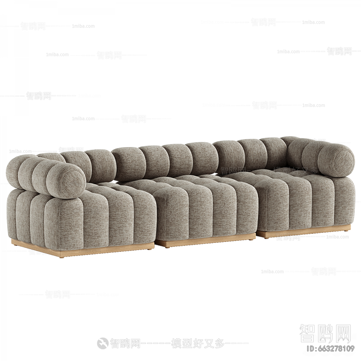 Modern Three-seat Sofa