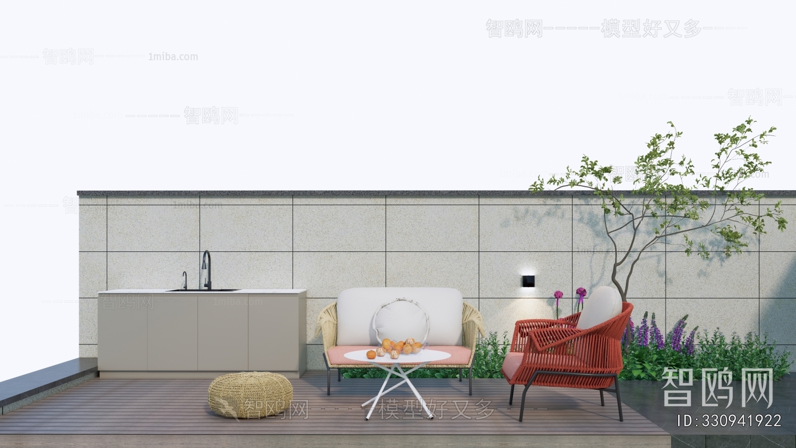 Modern Courtyard/landscape