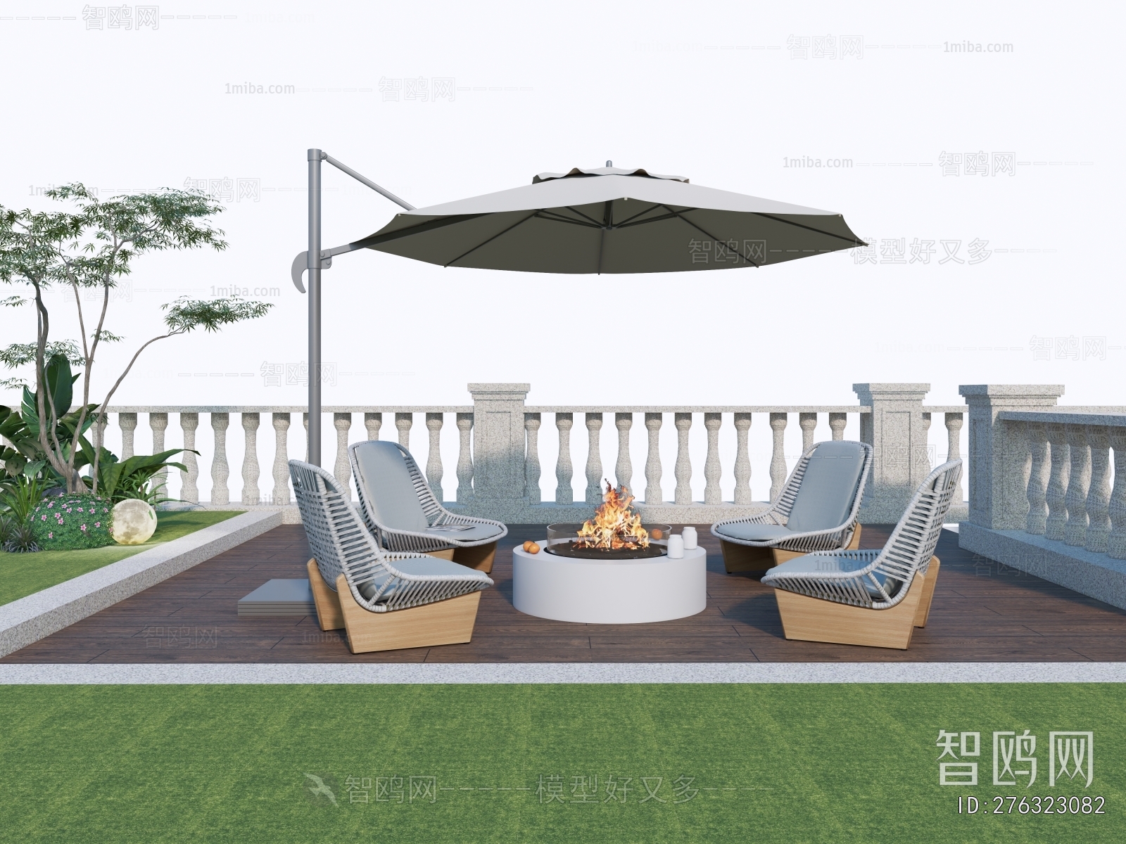 Modern Courtyard/landscape