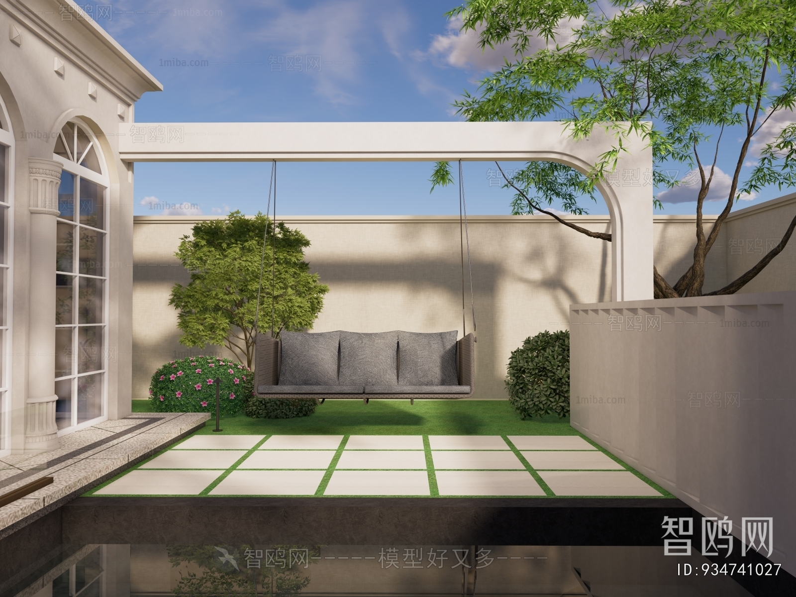 Modern Courtyard/landscape