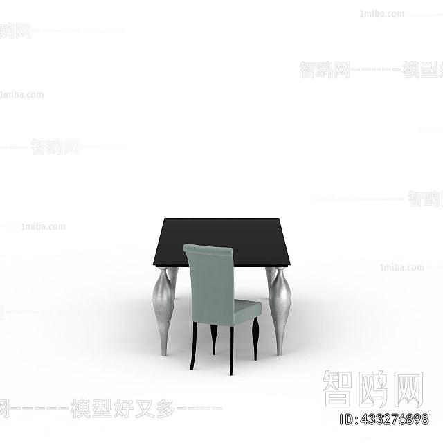 Simple European Style Dining Table And Chairs