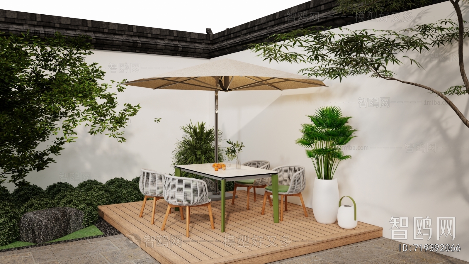 Modern Courtyard/landscape