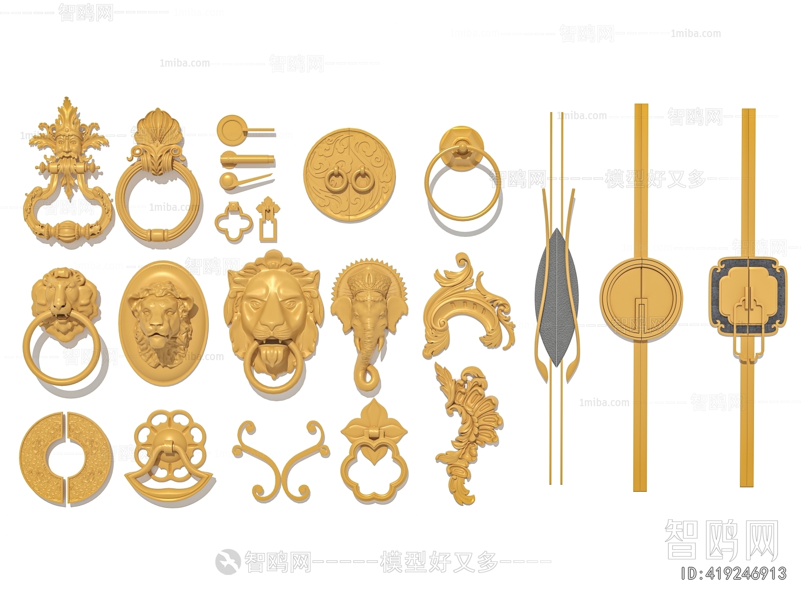 Chinese Style Door Handle