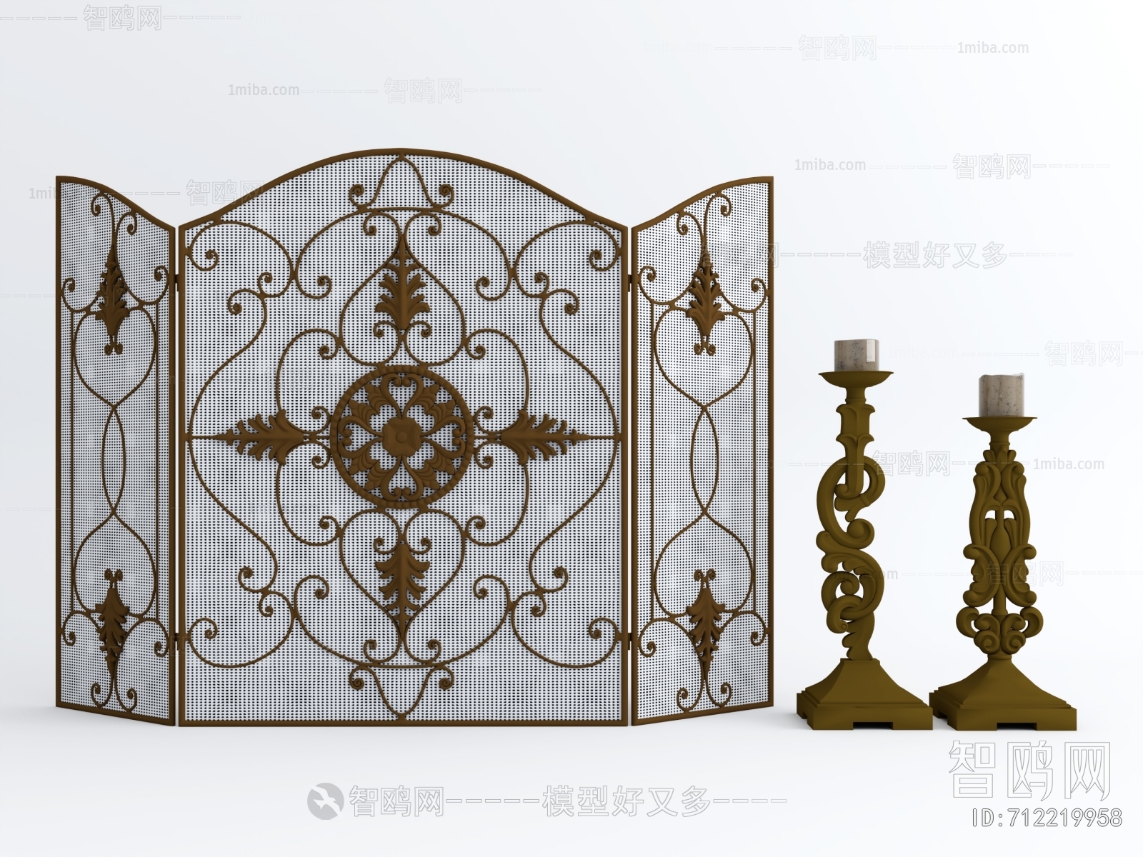 European Style Metal Screen Partition