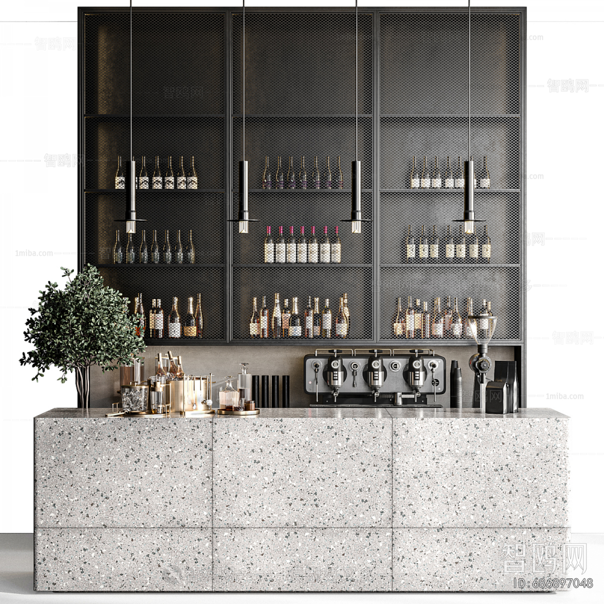 Modern Counter Bar