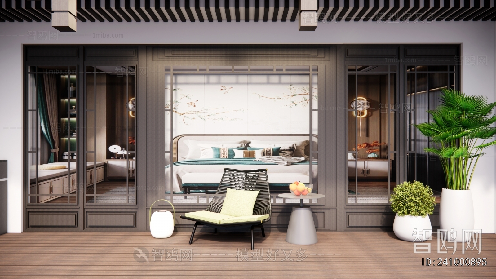 New Chinese Style Courtyard/landscape