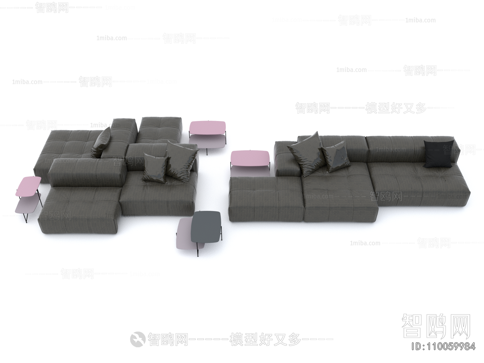 Modern Multi Person Sofa
