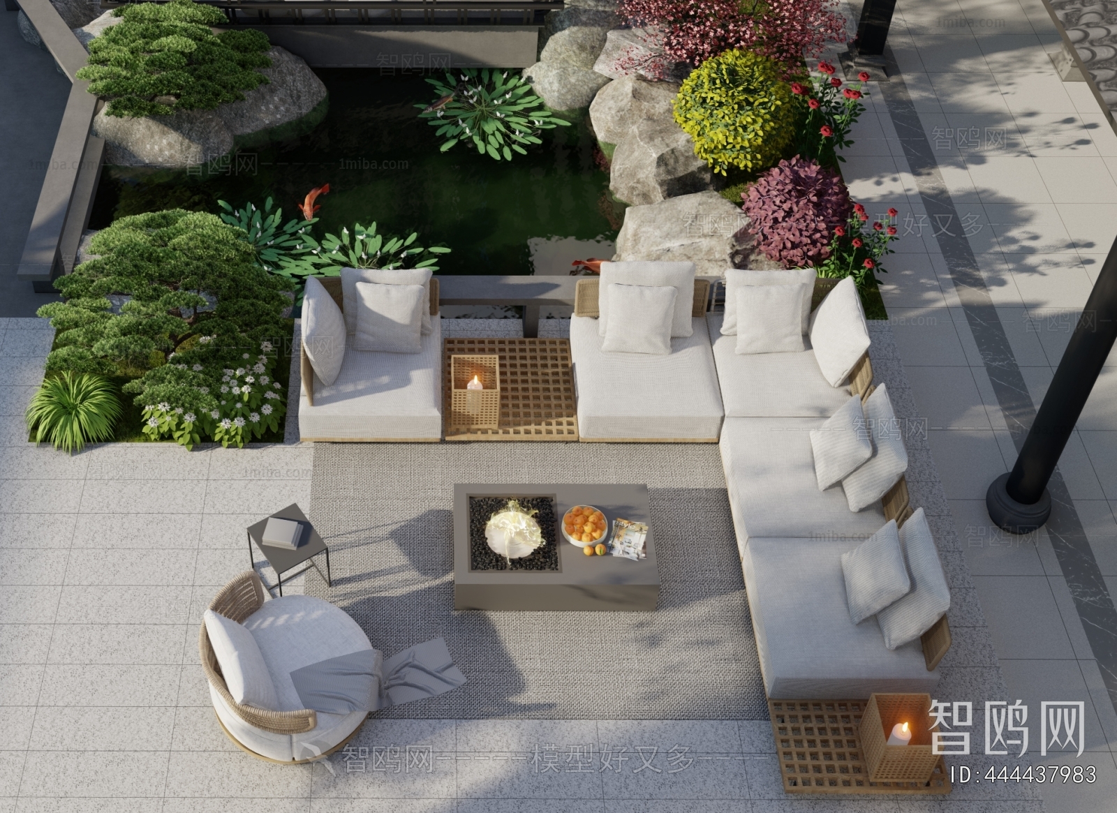 Modern Courtyard/landscape