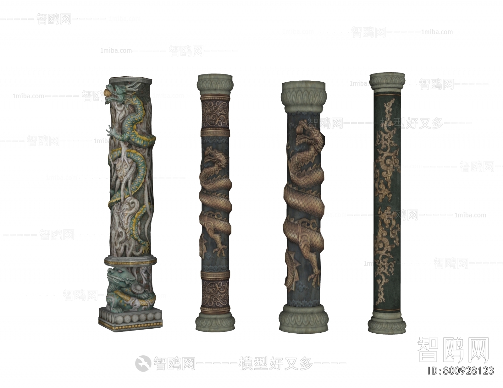 New Chinese Style Column