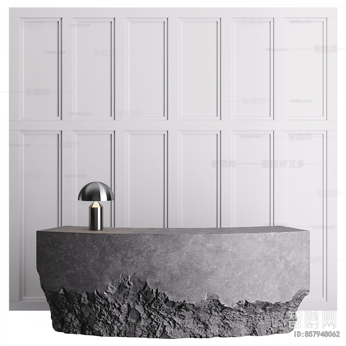 Wabi-sabi Style Reception Desk