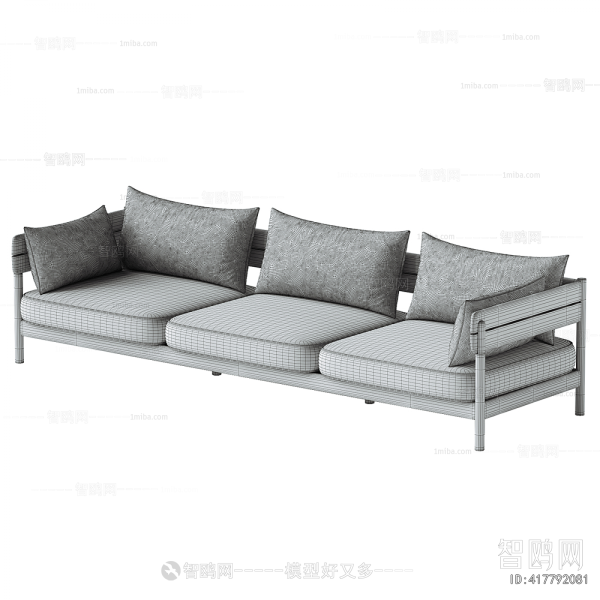 Modern Three-seat Sofa