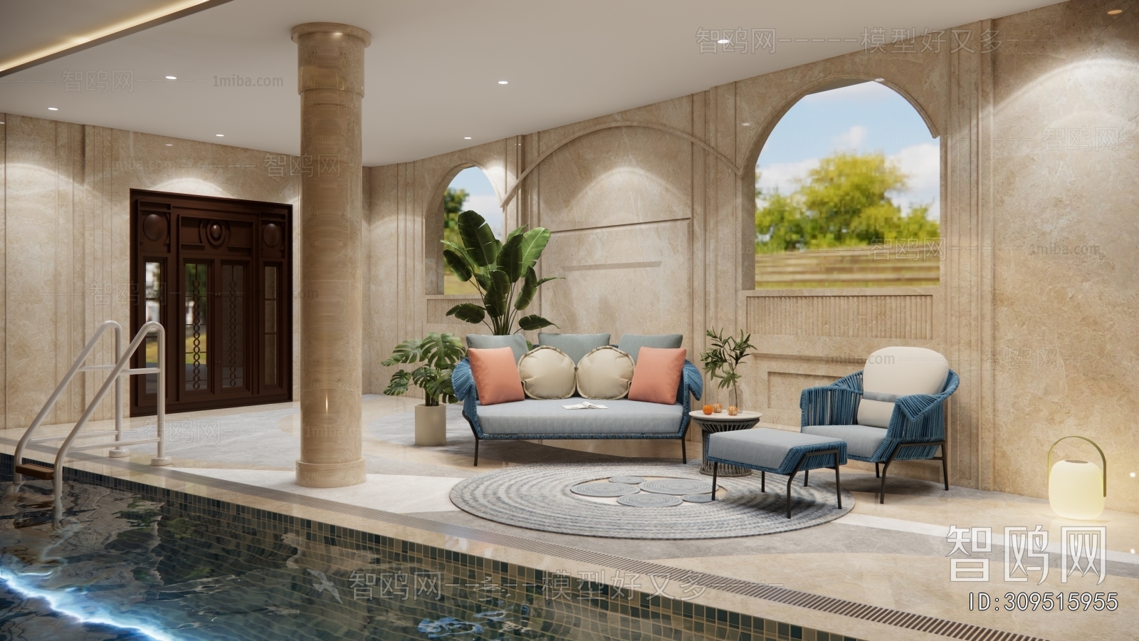 European Style Swimming Pool