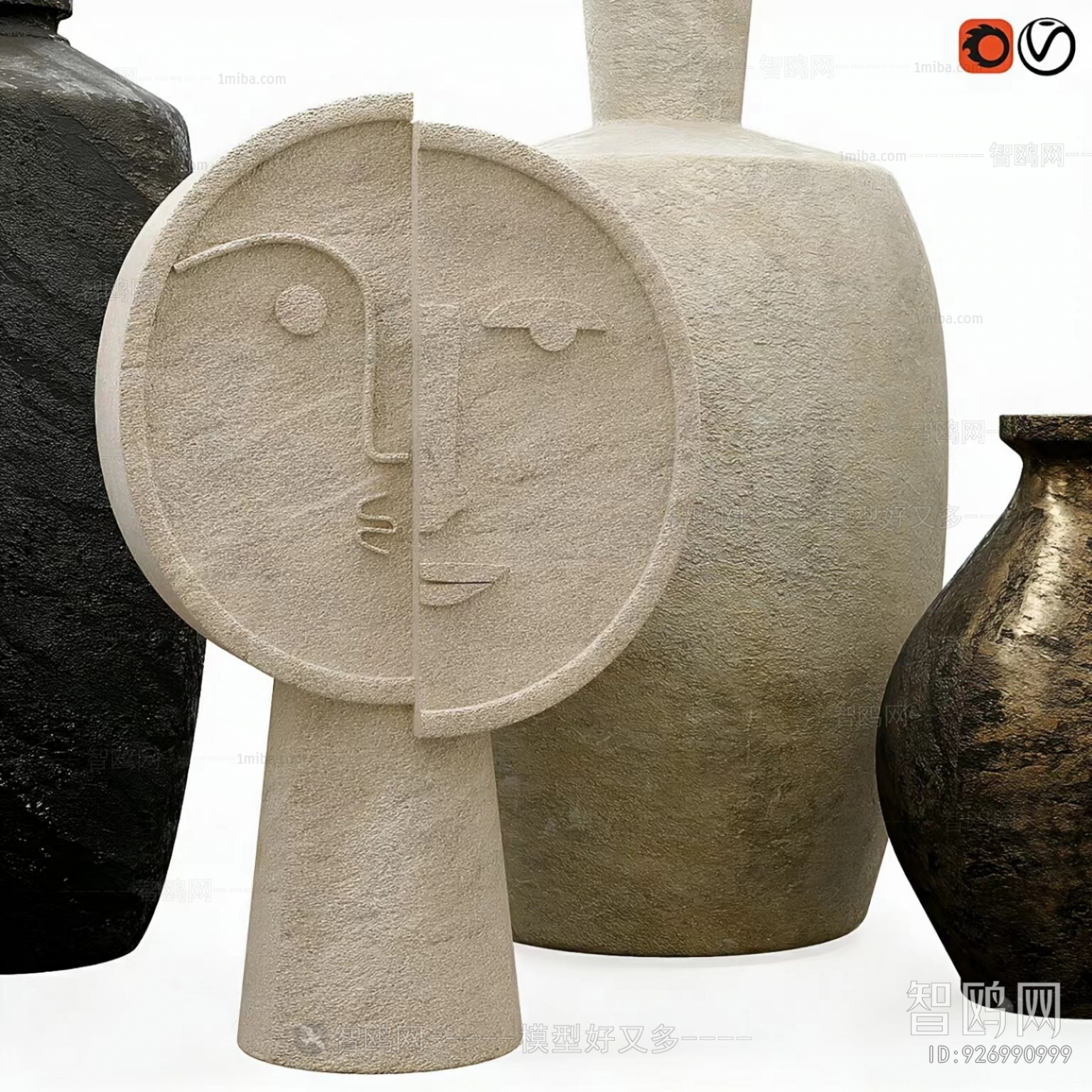 Wabi-sabi Style Clay Pot