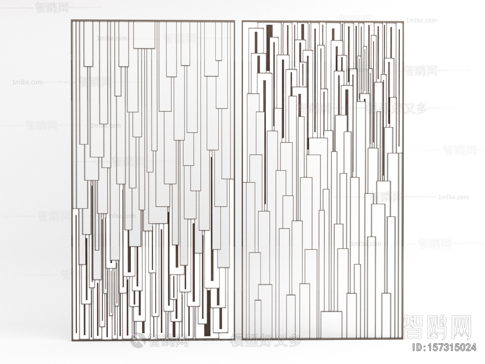 Modern Metal Screen Partition