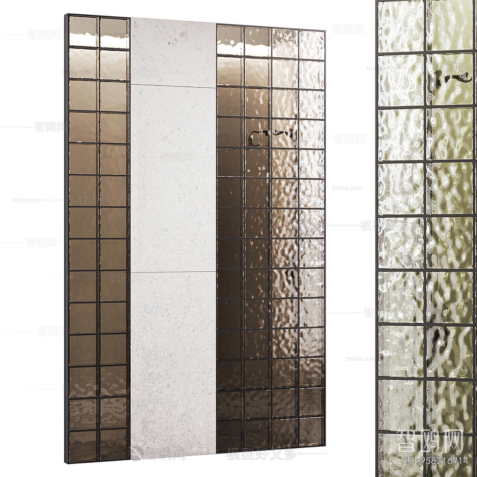 Modern Glass Screen Partition