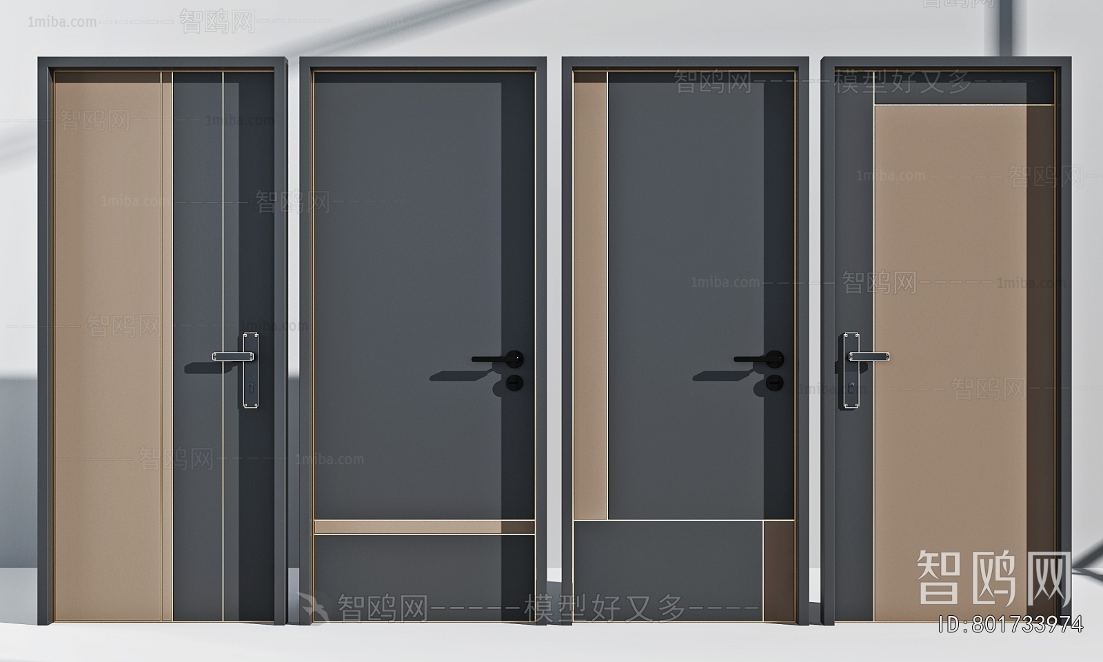 Modern Single Door