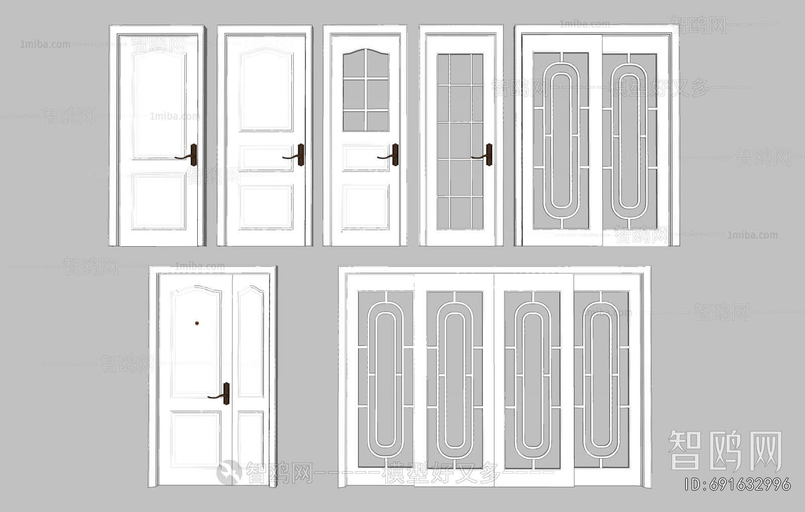 Simple European Style Door