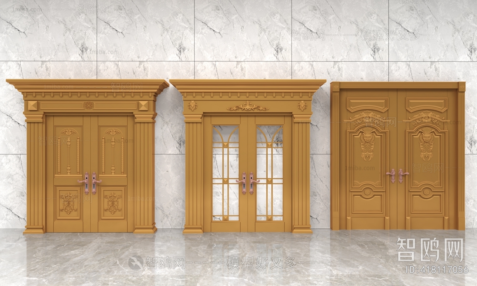 New Chinese Style Entrance Door