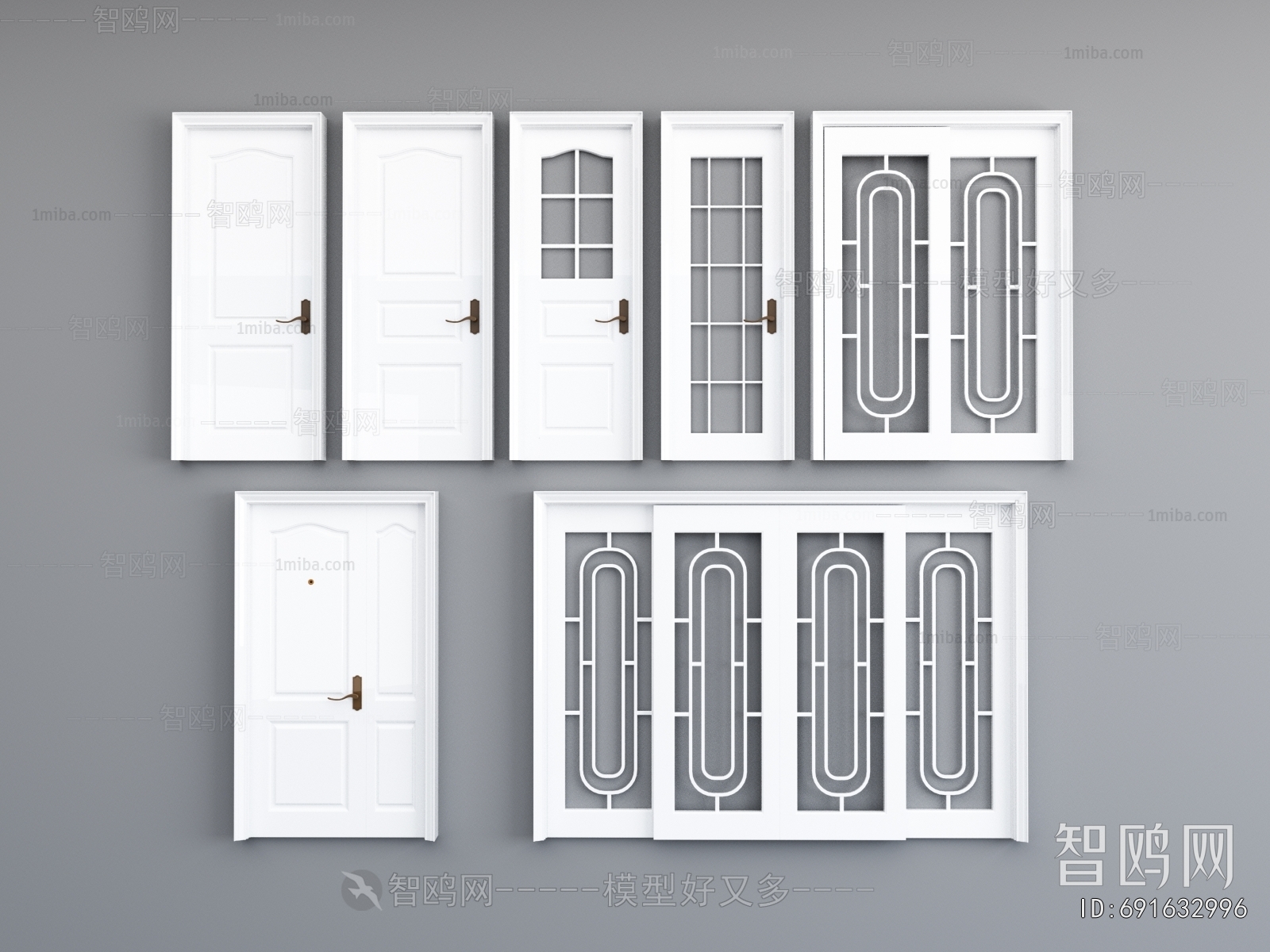 Simple European Style Door