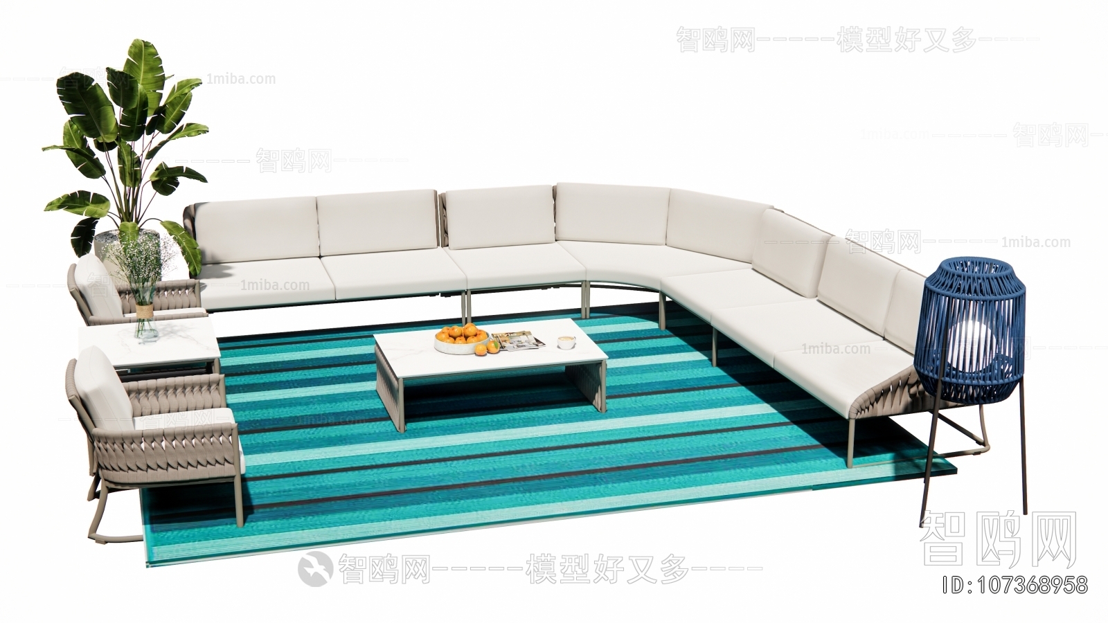 Modern Outdoor Sofa