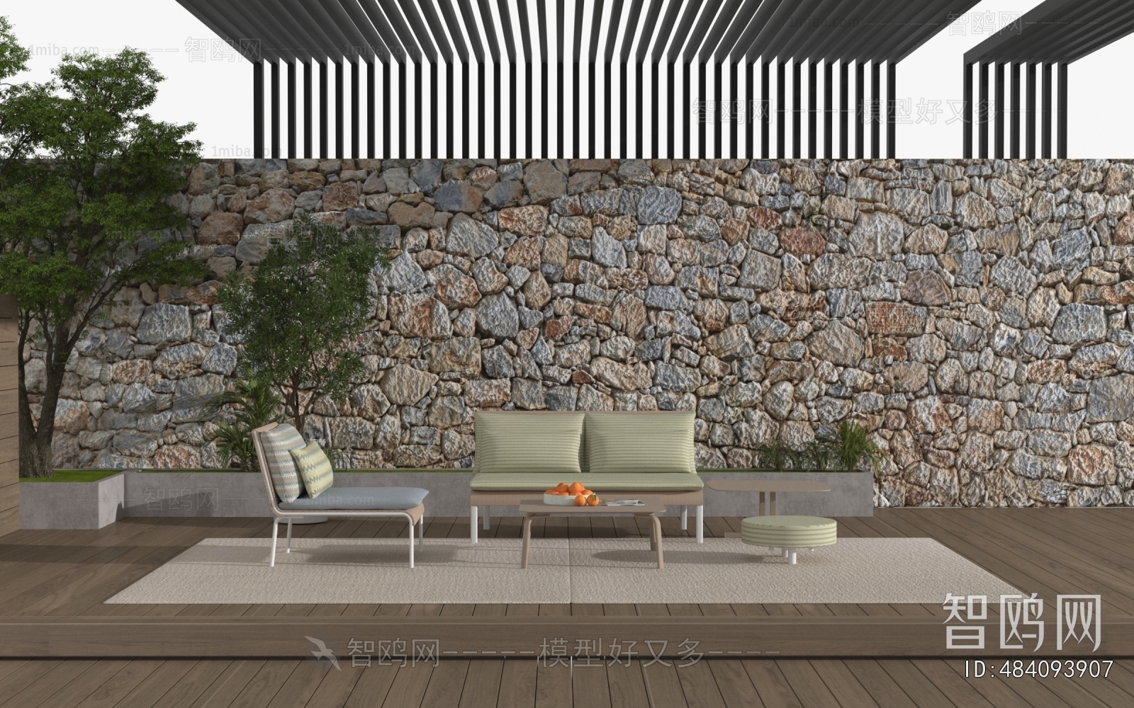 Modern Courtyard/landscape