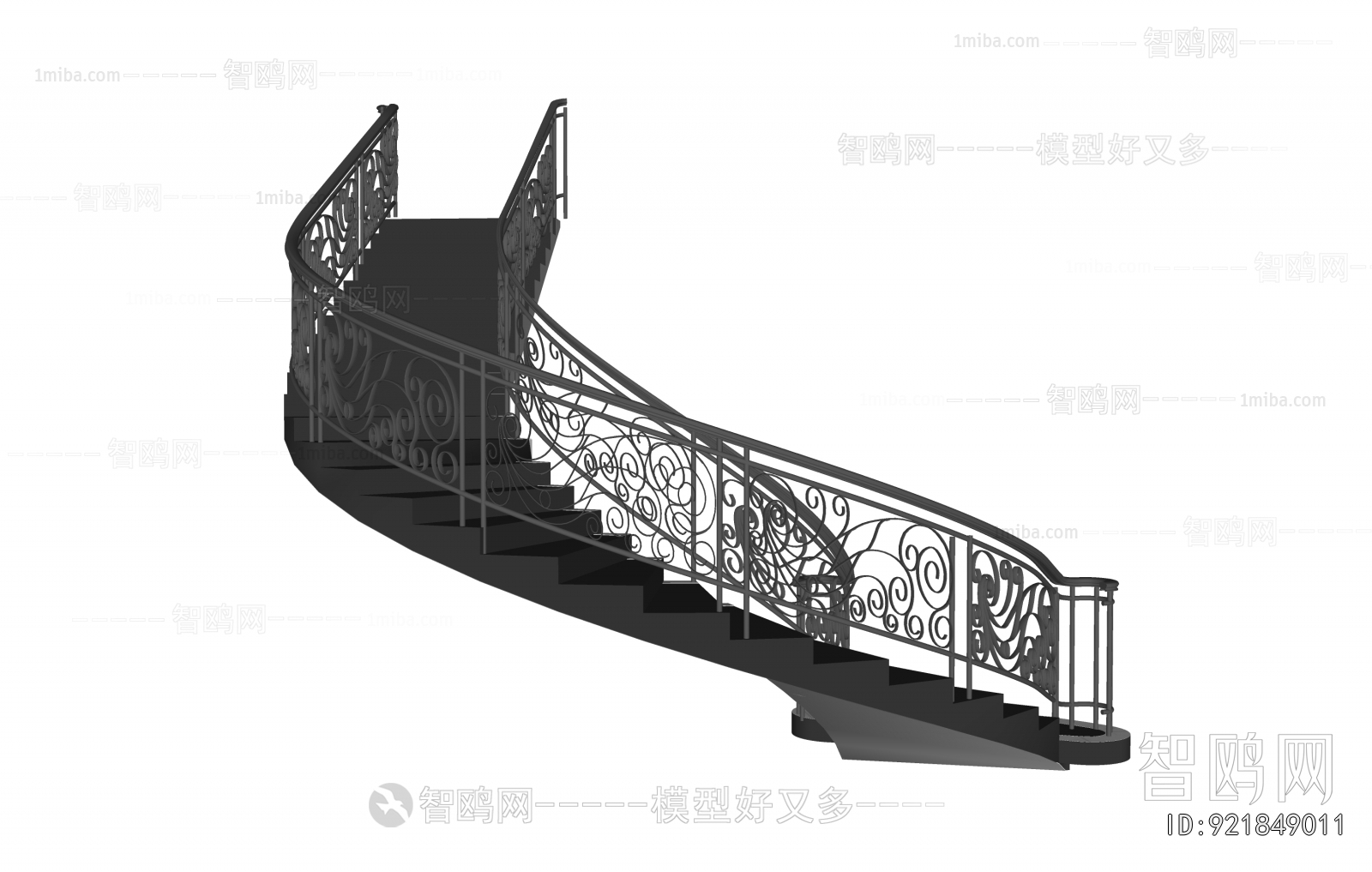 American Style Rotating Staircase