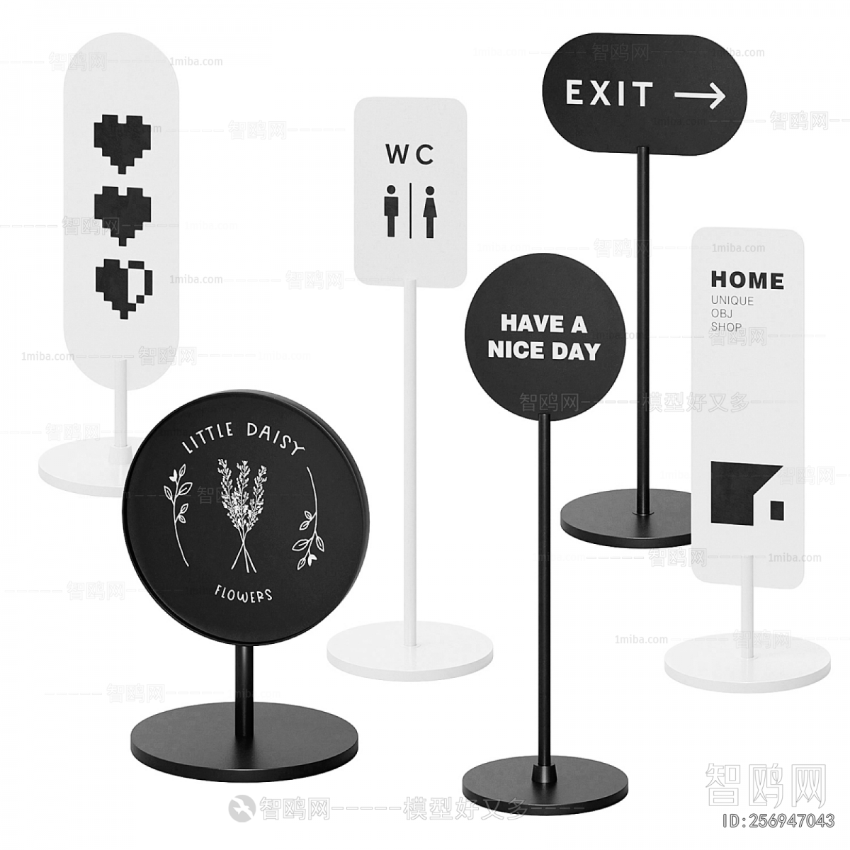 Modern Guide Board/bulletin Board