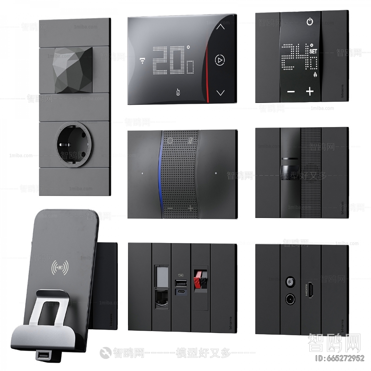 Modern Switch Socket Panel