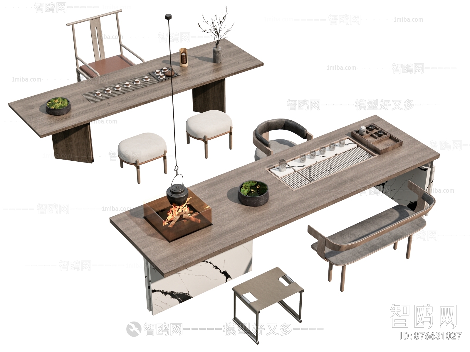 New Chinese Style Tea Tables And Chairs