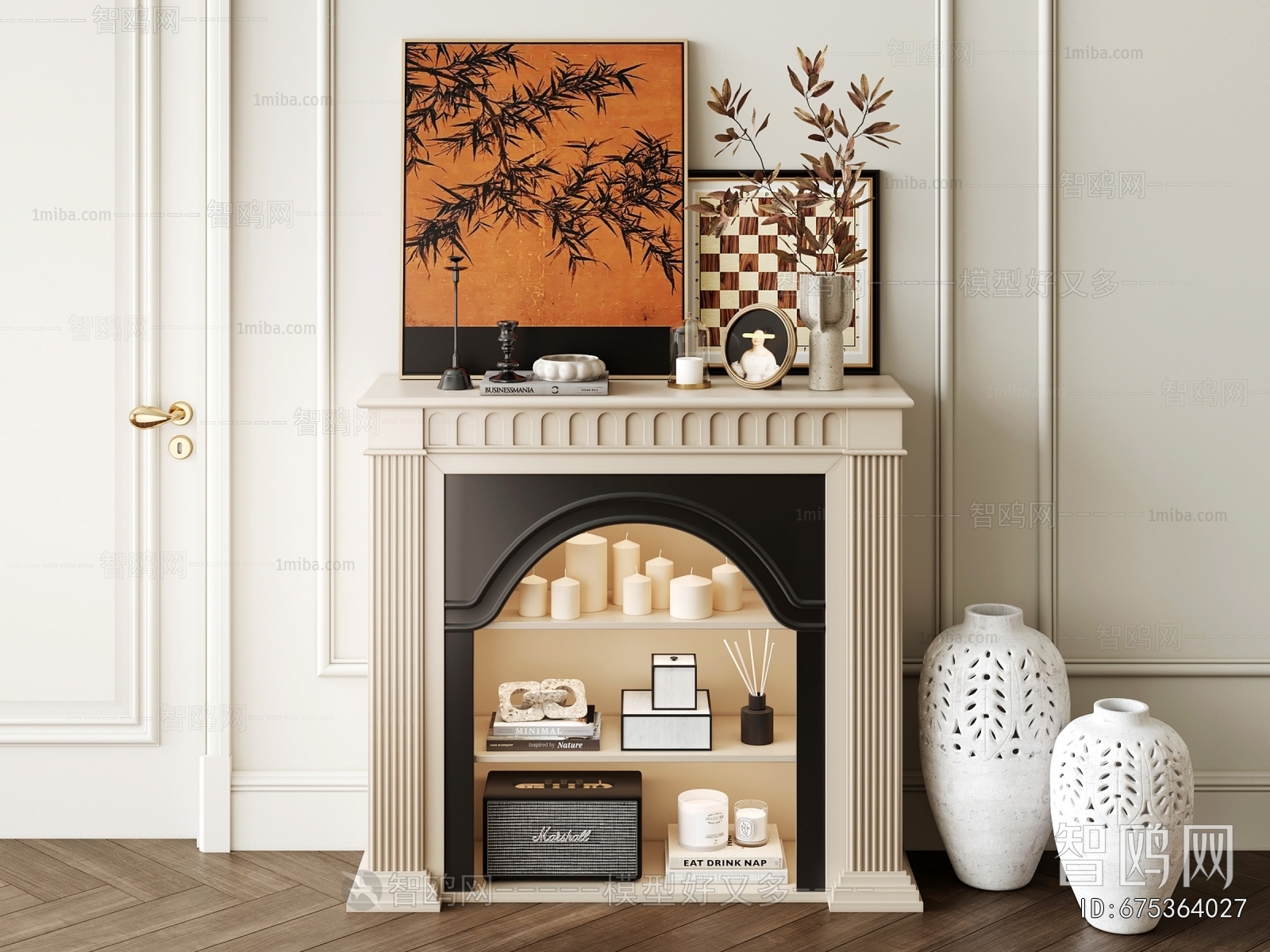 French Style Fireplace