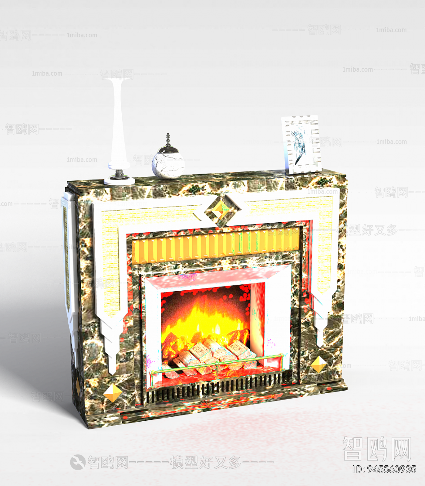 European Style Fireplace