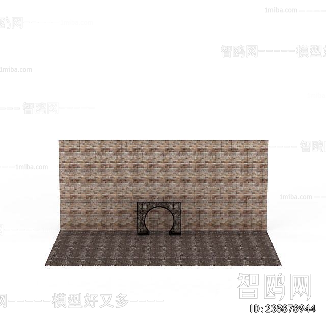 Chinese Style Wooden Screen Partition