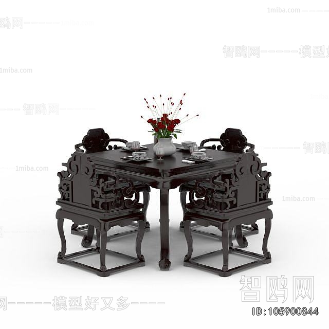 Chinese Style Dining Table And Chairs