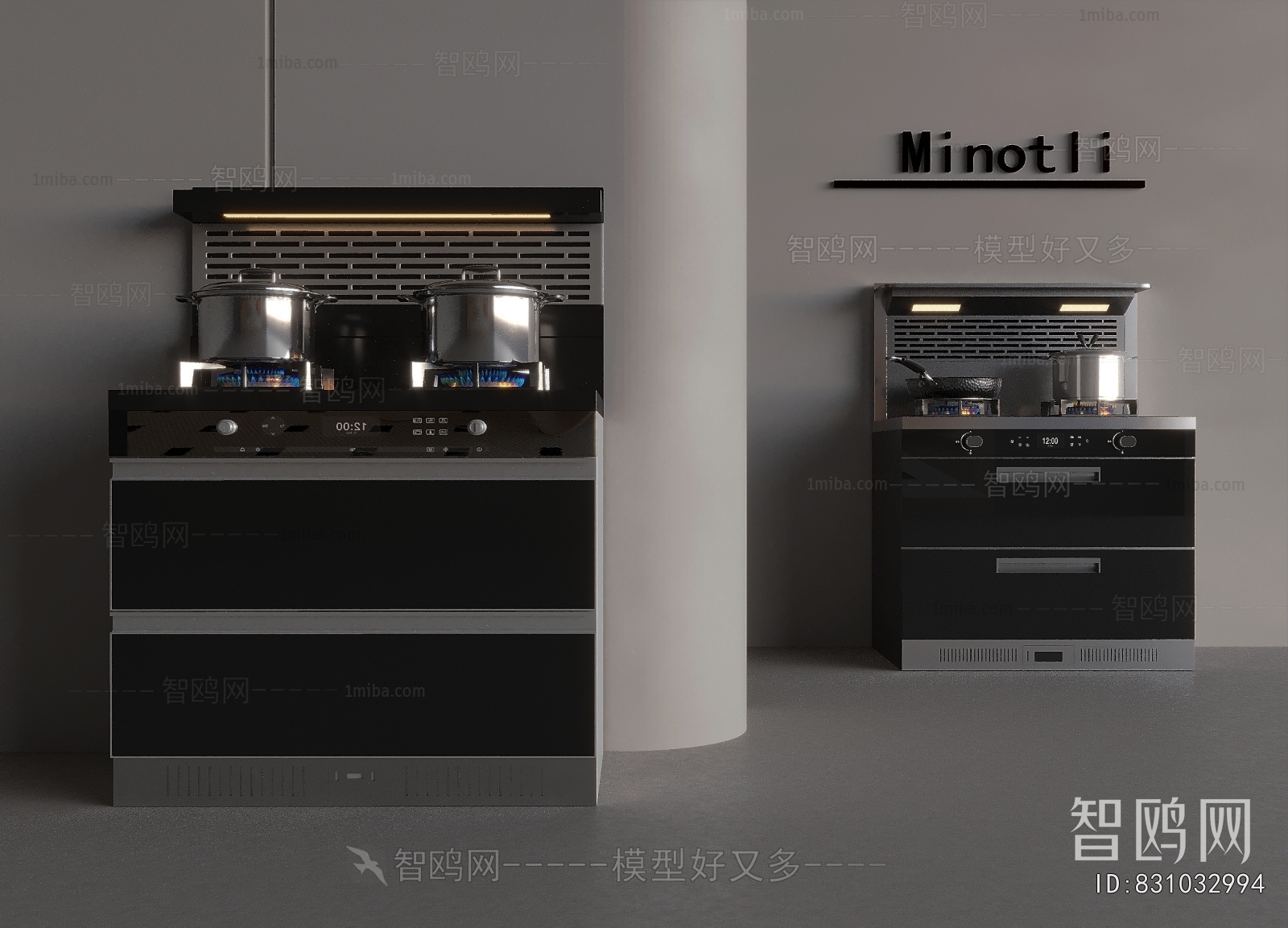 Modern Kitchen Electric Gas Range