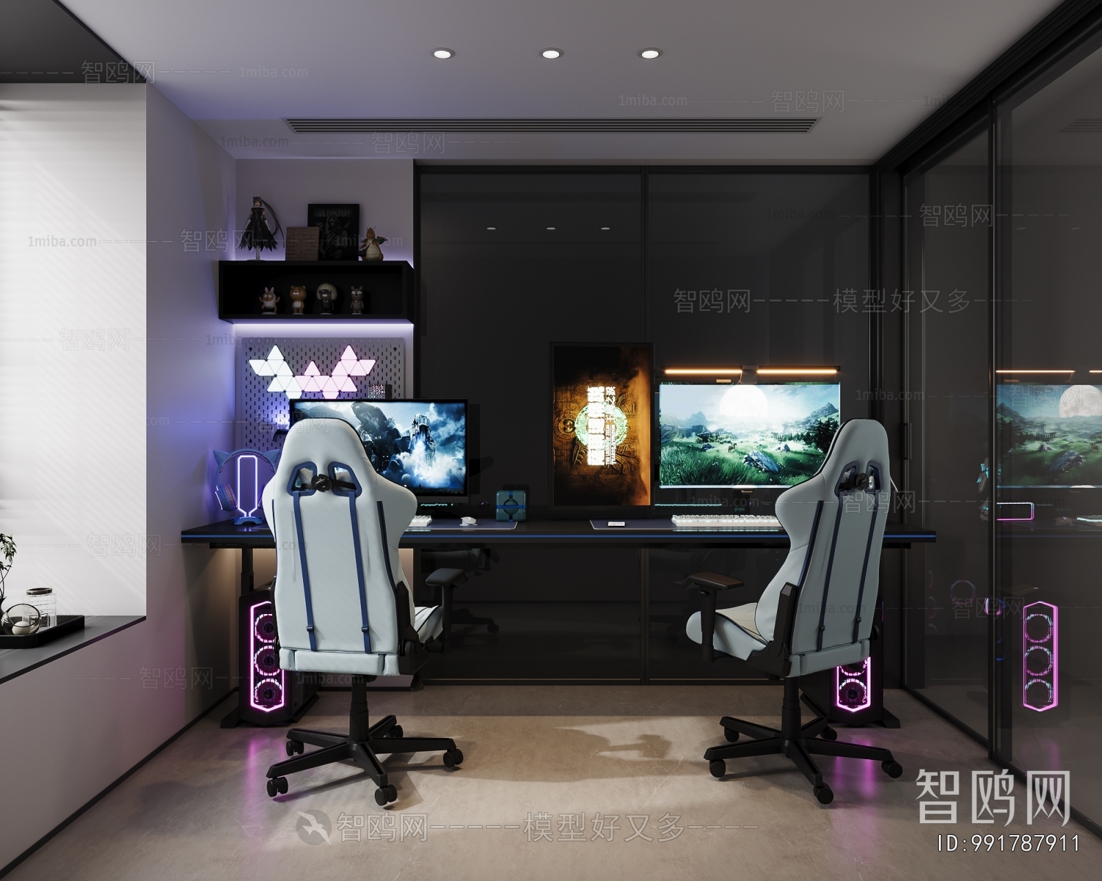 Modern E-sports Room