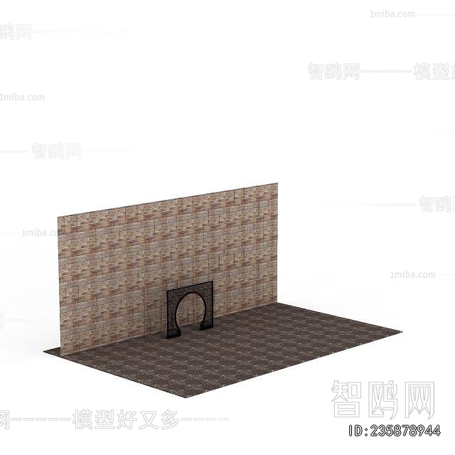 Chinese Style Wooden Screen Partition