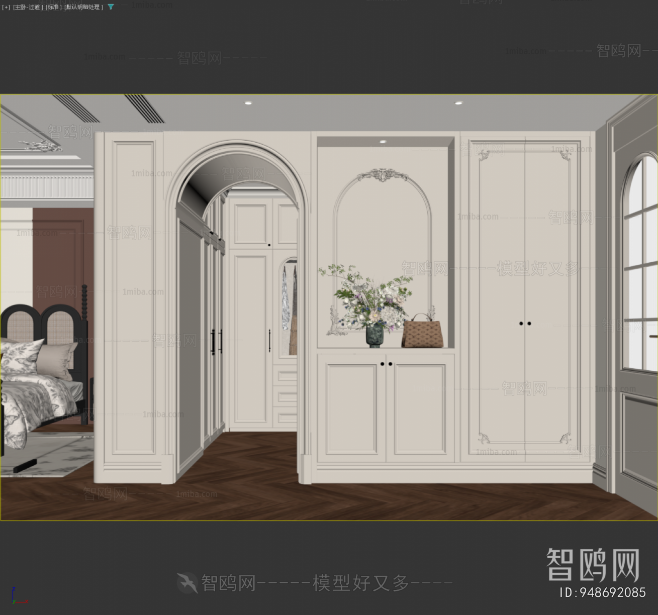 French Style Hallway